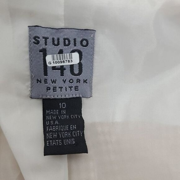 Vintage Yellow Houndstooth Plaid Wool Fitted Blazer - Picture 13 of 14